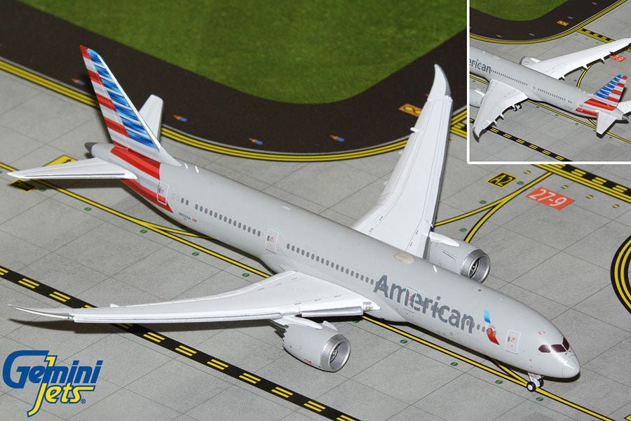 Gemini Jets GJAAL2356F 1:400 American Airlines B787 - 9 N836AA (flaps down)