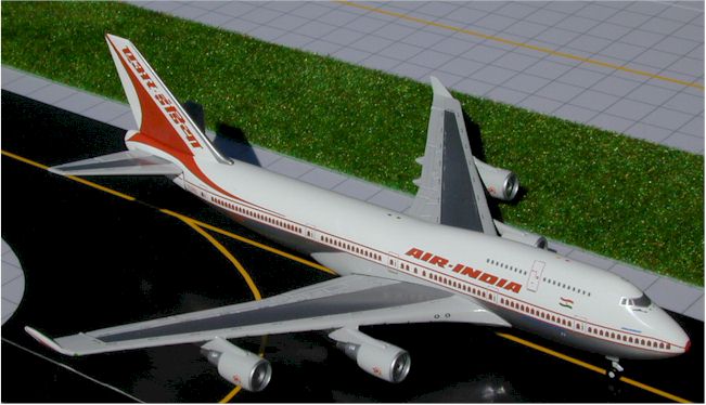 Gemini Jets GJAIC053 1:400 Air-India Boeing 747-400 VT-ESO
