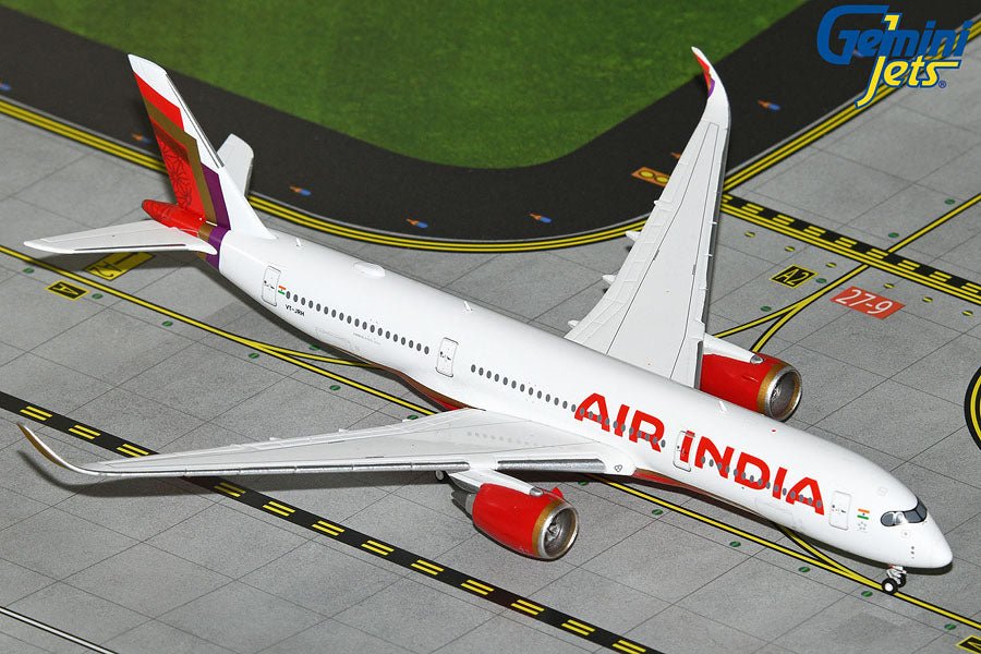 Gemini Jets GJAIC2254 1:400 Air India Airbus A350 - 900