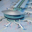 Gemini Jets GJARPTC 1:400 Deluxe Airport Terminal set Double Rotunda