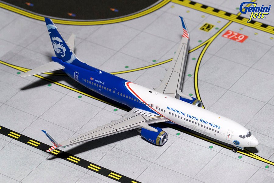 Gemini Jets GJASA1624 1:400 Alaska Boeing 737 - 900ER N265AK