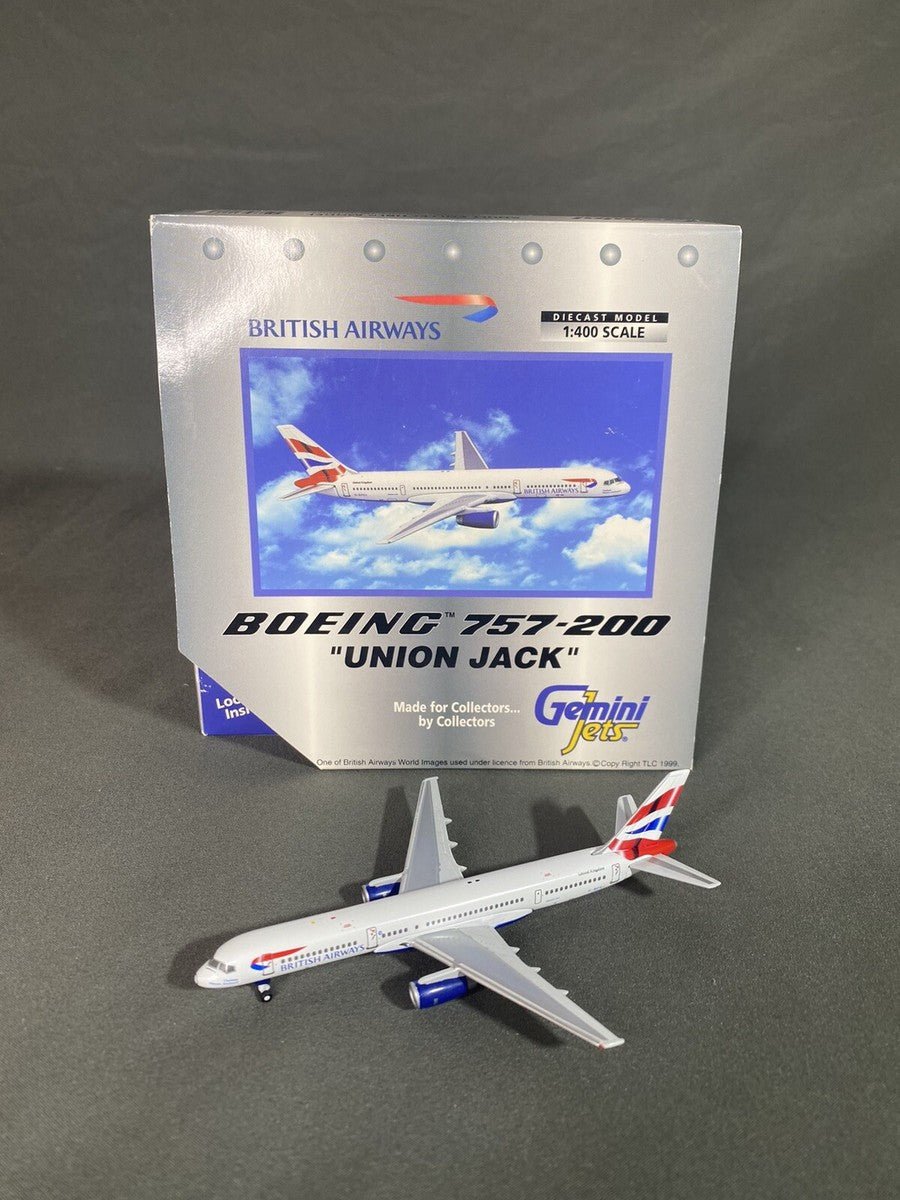 Gemini Jets GJBAW022 1:400 British Airways Boeing 757-200 G-BPEJ England 'Union Flag'
