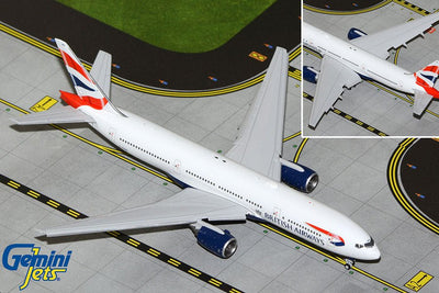 Gemini Jets GJBAW2117F 1:400 British Airways Boeing 777 - 200ER (Flaps Down)
