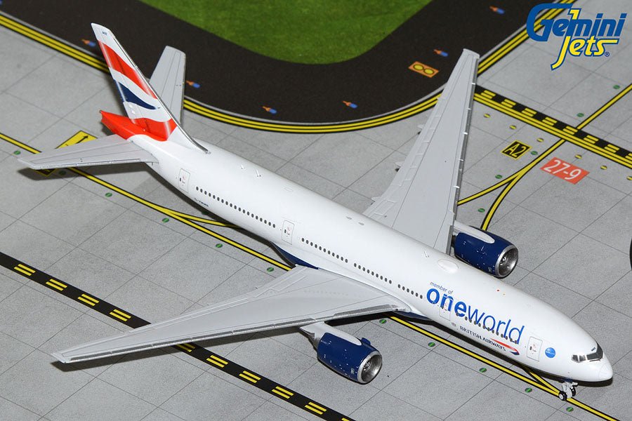Gemini Jets GJBAW2194 1:400 British Airways Boeing 777 - 200ER "Oneworld" G - YMMR