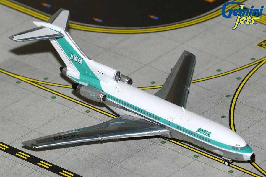 Gemini Jets GJBWA2376 1:400 BWIA (British West Indies) B727-100 "Polished Delivery Livery"