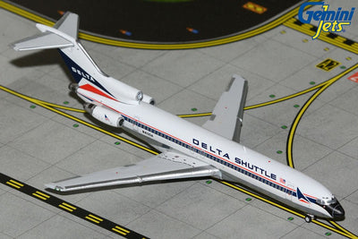 Gemini Jets GJDAL2375 1:400 Delta Shuttle Boeing 727 - 200/Adv. N413DA "Polished Belly"
