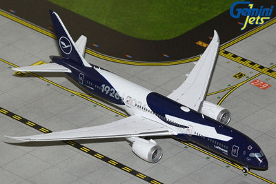 Gemini Jets GJDLH2399 1:400 Lufthansa B787 - 9 D - ABPU "100" anniversary livery
