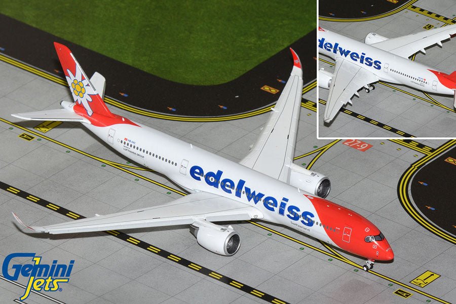 Gemini Jets GJEDW2315F 1:400 Edelweiss Air A350 - 900 HB - IHC "Flaps Down"