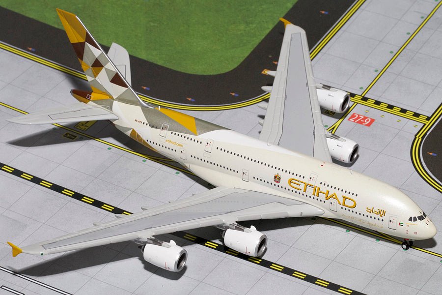 Gemini Jets GJETD1425 1:400 Etihad Airbus A380 - 800 A6 - APA