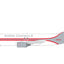 Gemini Jets GJKFS1958 1:400 Kalitta Charters Boeing 737 - 400SF