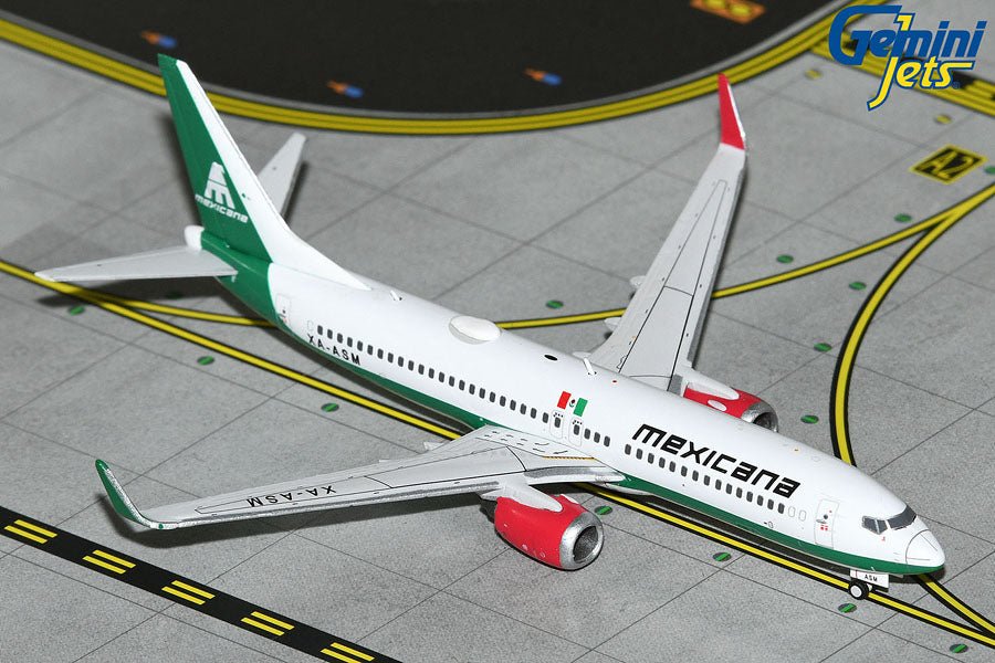 Gemini Jets GJMXA2266 1:400 Mexicana Boeing 737 - 800W XA - ASM