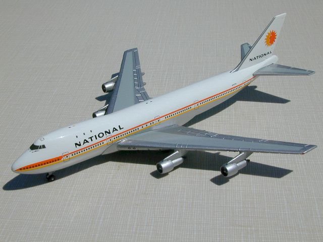 Gemini Jets GJNAL012 1:400 National Airlines Boeing 747 - 100 N77772