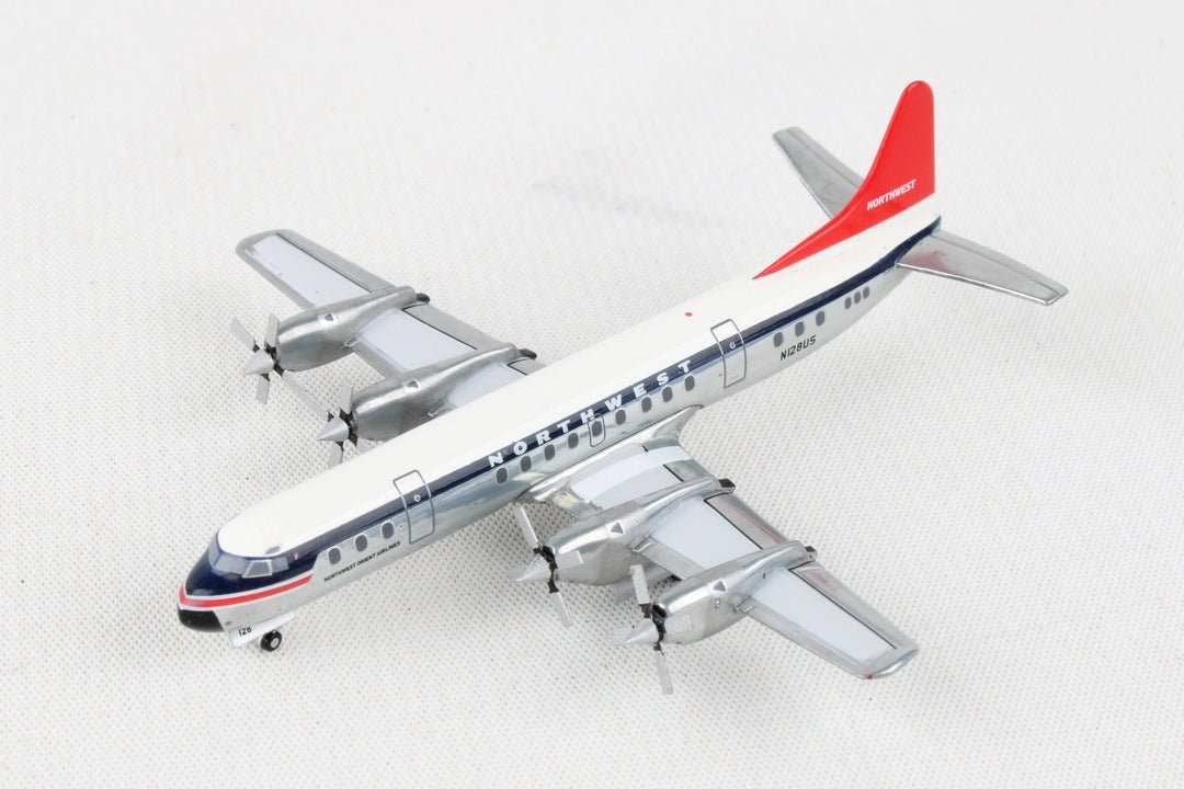 Gemini Jets GJNWA2125 1:400 Northwest Orient Airlines Lockheed L - 188C Electra N128US