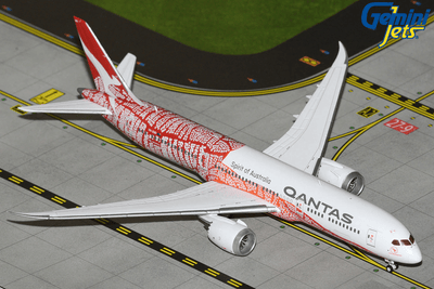 Gemini Jets GJQFA2385 1:400 Qantas B787 - 9 VH - ZND "Yam Dreaming"