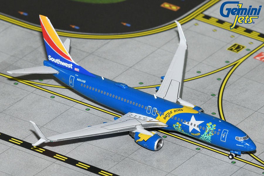 Gemini Jets GJSWA2246 1:400 Southwest Boeing 737 - 80 "Nevada One"