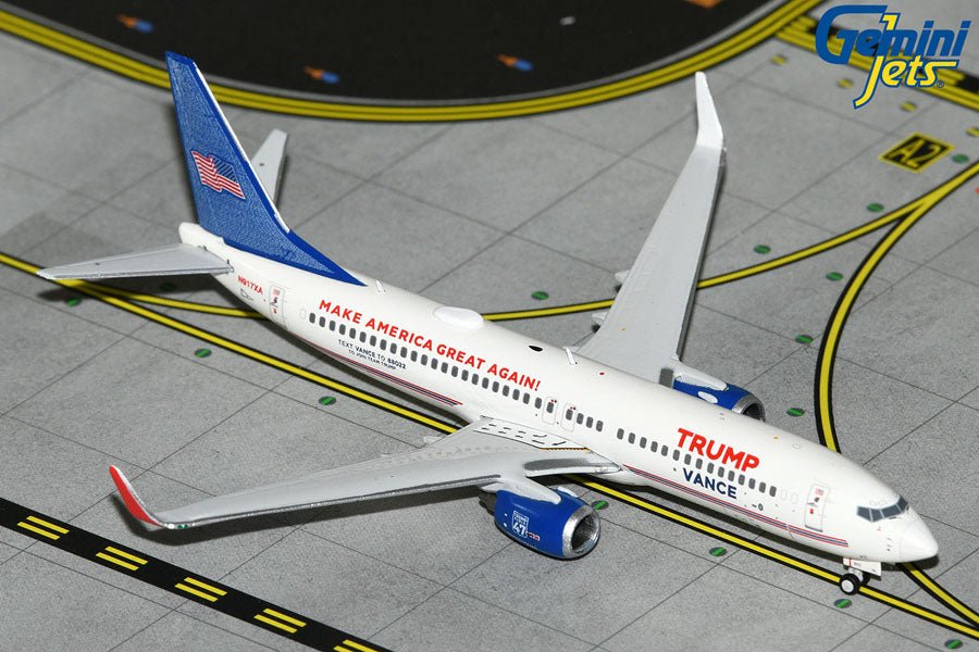 Gemini Jets GJTRU2306 1:400 Trump - Vance Campaign B737 - 800W N917XA