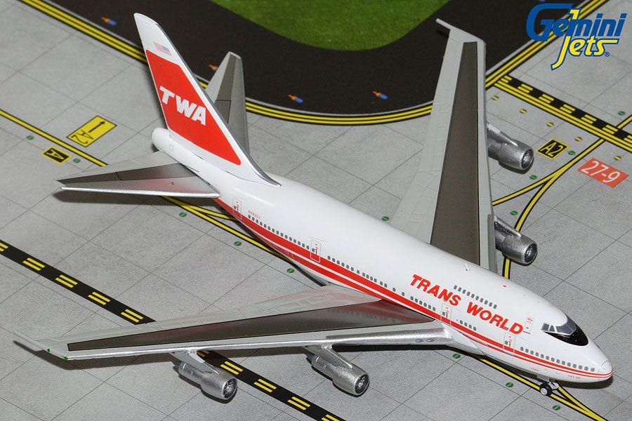 Gemini Jets GJTWA1495 1:400 TWA Boeing 747SP