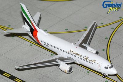 Gemini Jets GJUAE2232 1:400 Emirates B737 - 300 AP - BCD (1980s livery)