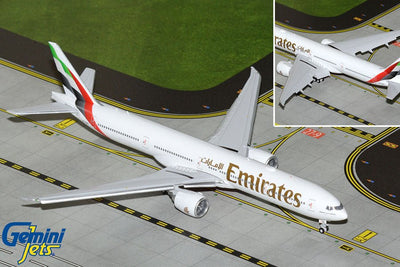 Gemini Jets GJUAE2318F 1:400 Emirates B777 - 300ER flaps down A6 - EQH