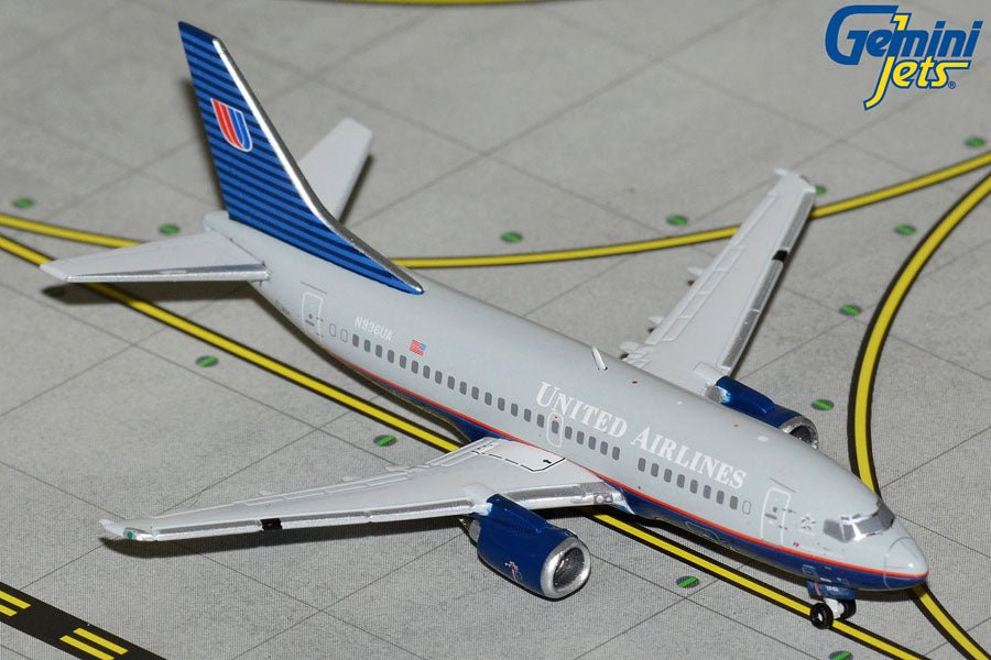 Gemini Jets GJUAL2348 1:400 United Airlines B737 - 500 N936UA (battleship livery)
