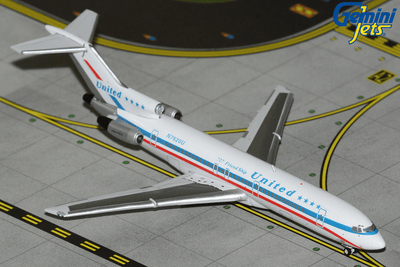 Gemini Jets GJUAL2352 1:400 United Airlines B727 - 200 N7620U (stars & bars "Friend Ship" livery)