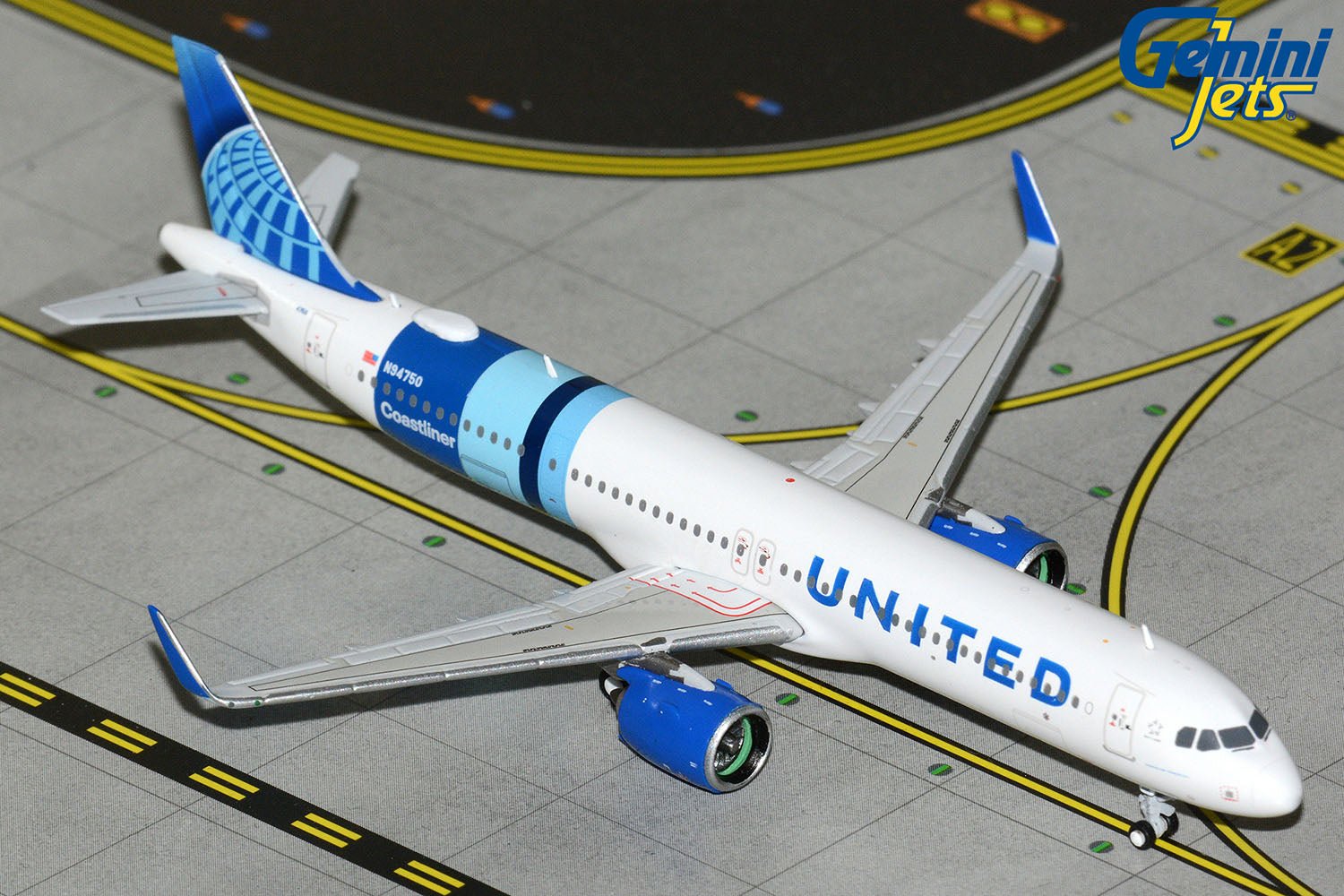 Gemini Jets GJUAL2423 1:400 United A321neo Coastliner