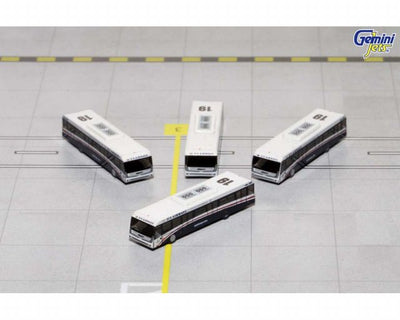 Gemini Jets GJUSA1533 1:400 4 Piece US Airways COBUS 3000 Passenger Bus