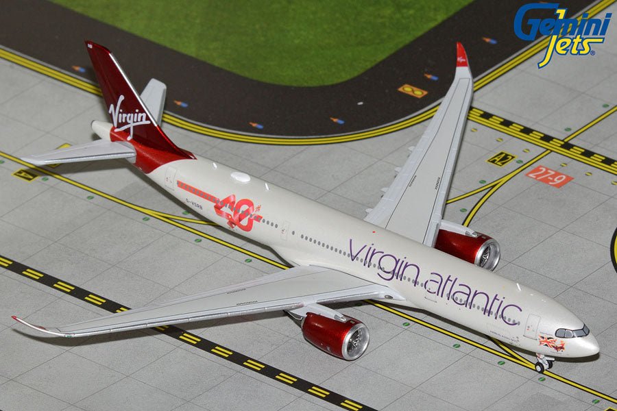 Gemini Jets GJVIR2307 1:400 Virgin Atlantic Airways A330 - 900 G - VSRB "40th Anniversary" logo