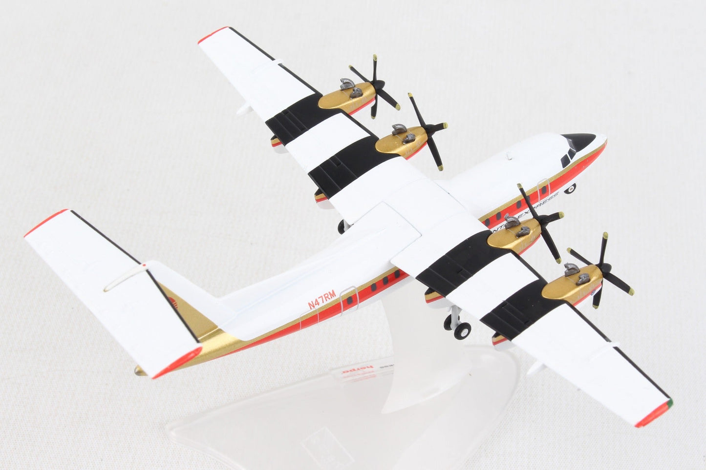 Herpa 571180 1:200 Continental Express Canada DHC - 7 "Rocky Mountain Airways"