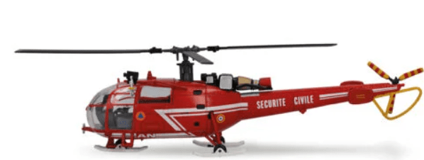 Herpa 580847 1:72 Sécurité Civile Sud Aviation SA 316 Alouette III F - ZBAN