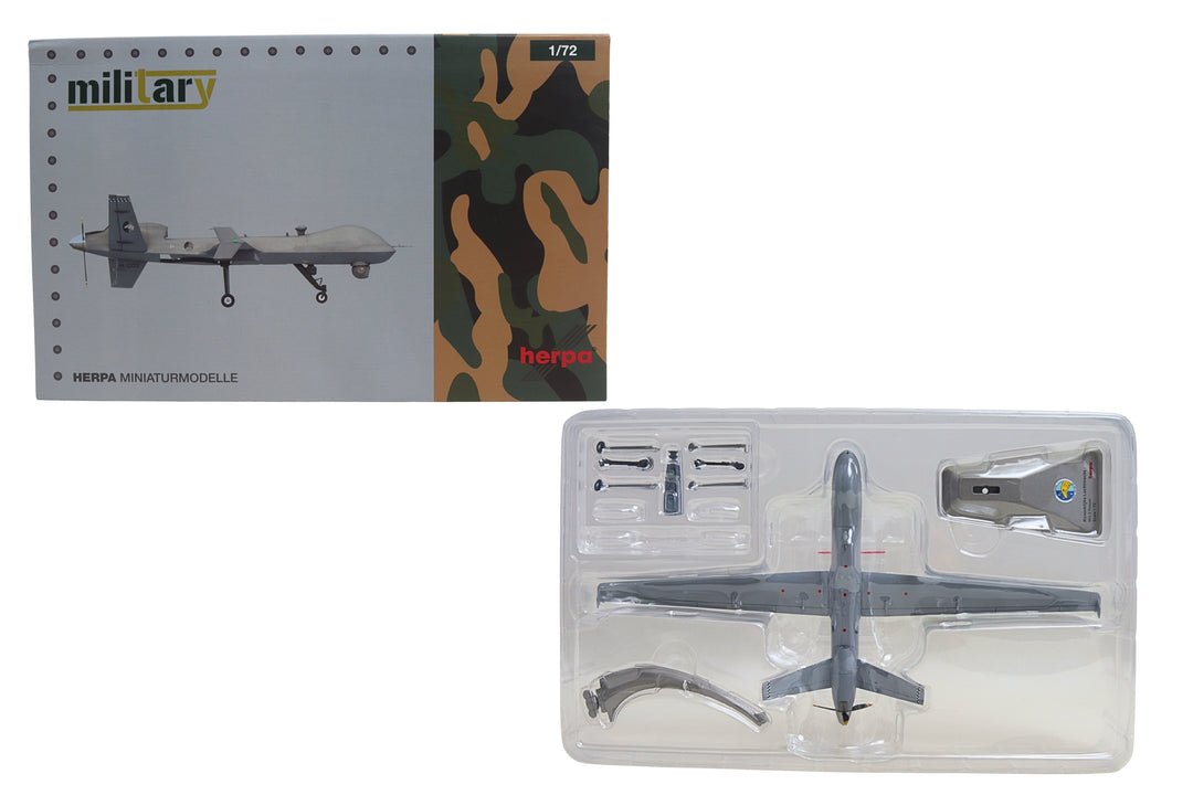 Herpa 580885 1:72 Royal Netherlands Air Force MQ - 9A Reaper Block 5 306 Squadron, Leeuwarden M - 002