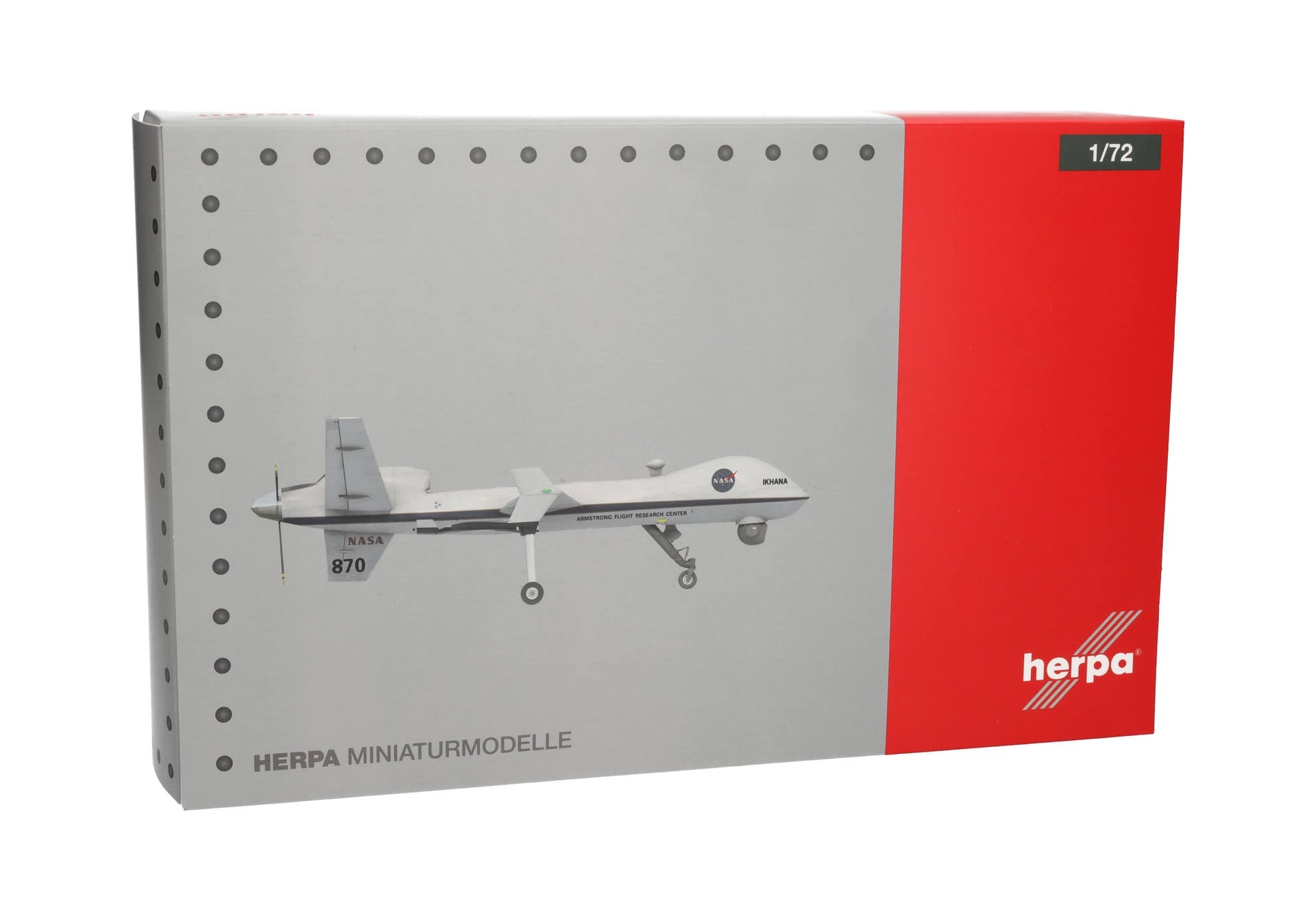Herpa 580908 1:72 NASA MQ - 9A Reaper "Ikhana", Armstrong Flight Research Center, Edwards AB