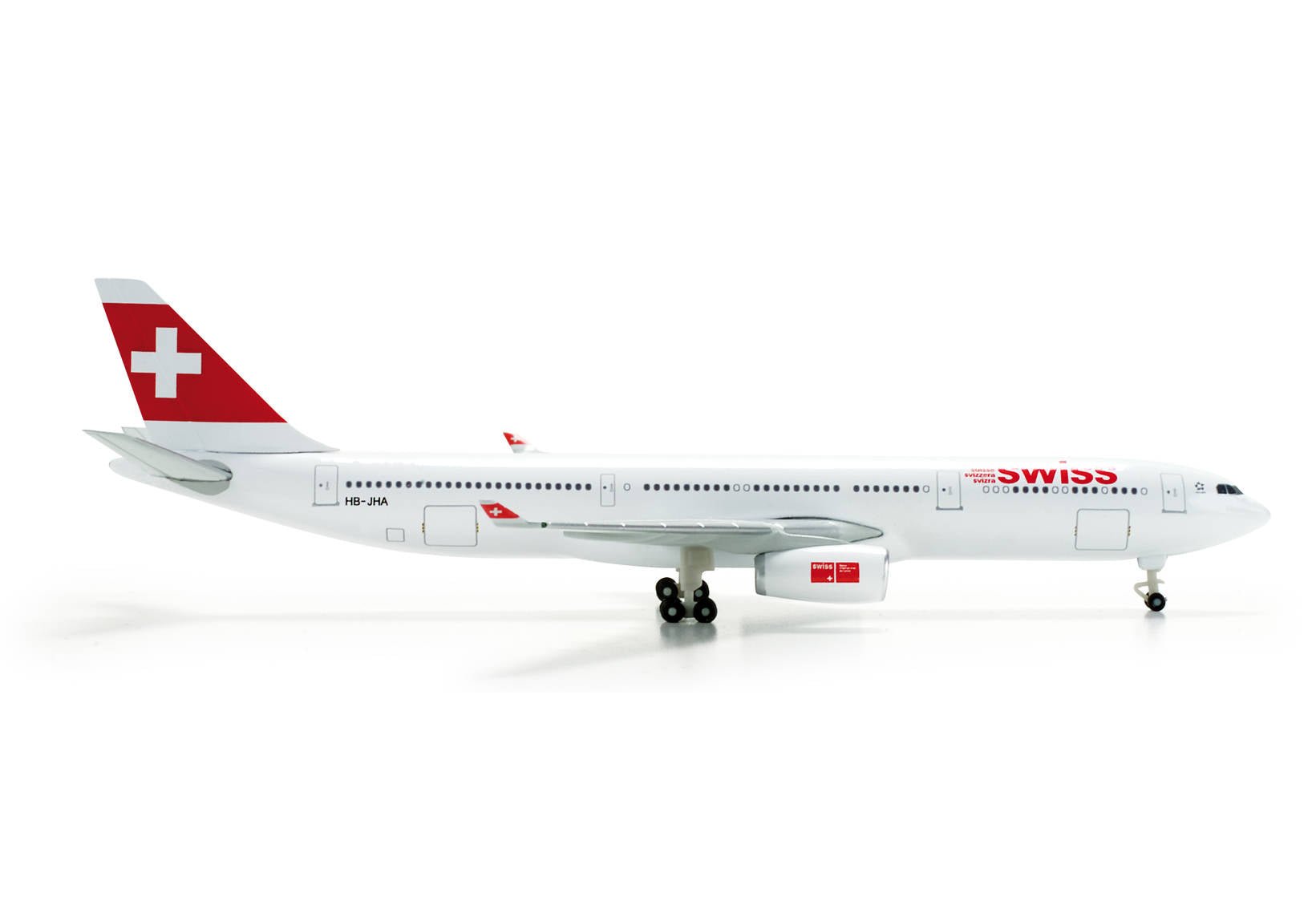 Herpa Wings 504775 1:500 Swiss Air Airbus A330 - 300 HB - JHA