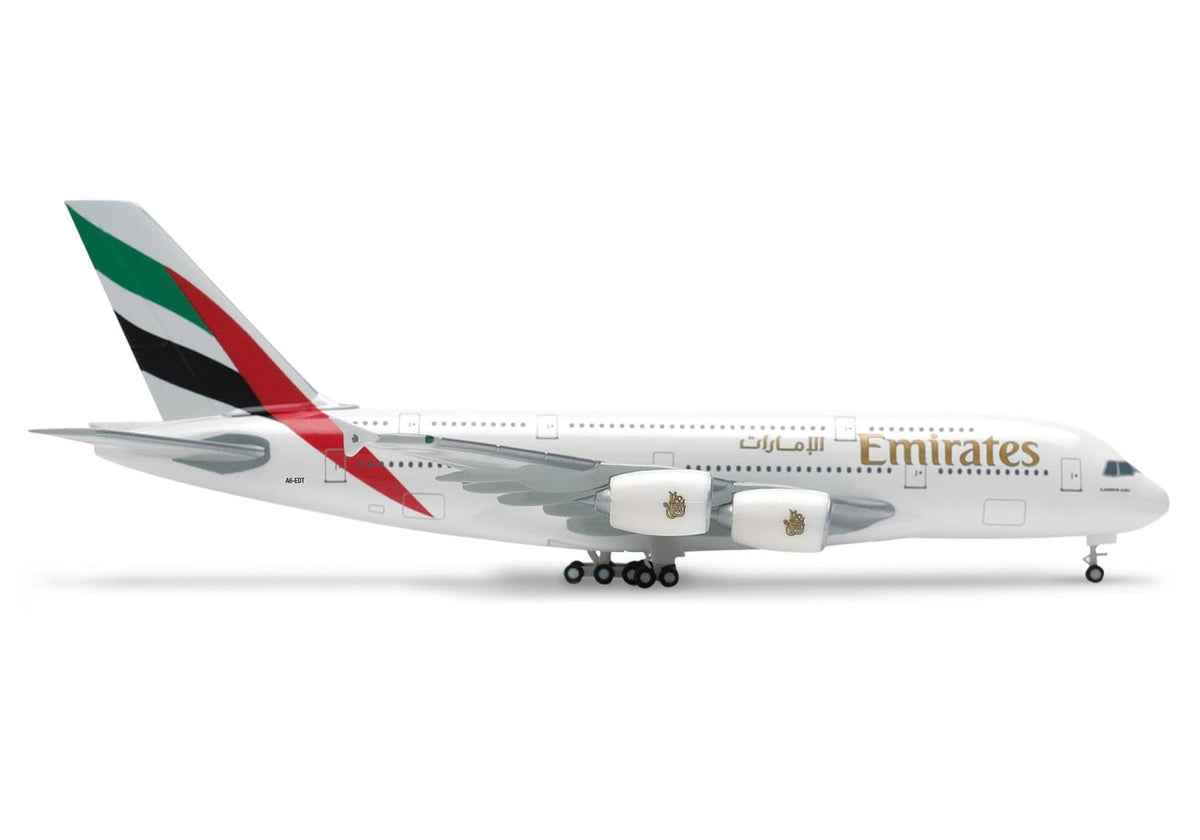 Herpa Wings 514521 - 001 1:500 Emirates Airbus A380 A6 - EDT