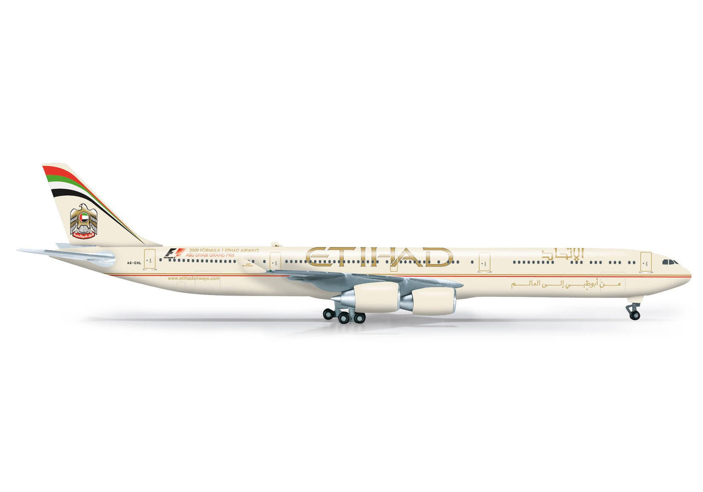 Herpa Wings 523998 1:500 Etihad Airbus A330 - 600 A6 - EHL