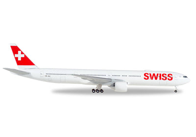 Herpa Wings 529136 - 002 1:500 Swiss Boeing 777 - 300ER HB - JNJ