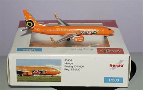 Herpa Wings 531351 1:500 Mango Boeing 737 - 800