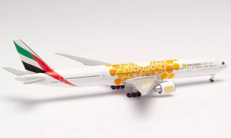 Herpa Wings 533539 1:500 HERPA EMIRATES 777-300ER EXPO 2020 DUBAI OPPORTUNITY