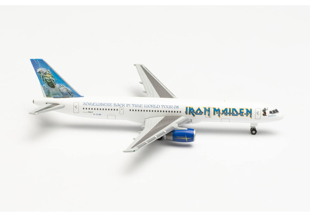 Herpa Wings 535250 1:500 Iron Maiden Boeing 757 - 200 “Ed Force One” - Somewhere Back in Time World Tour 2008 – G - OJIB