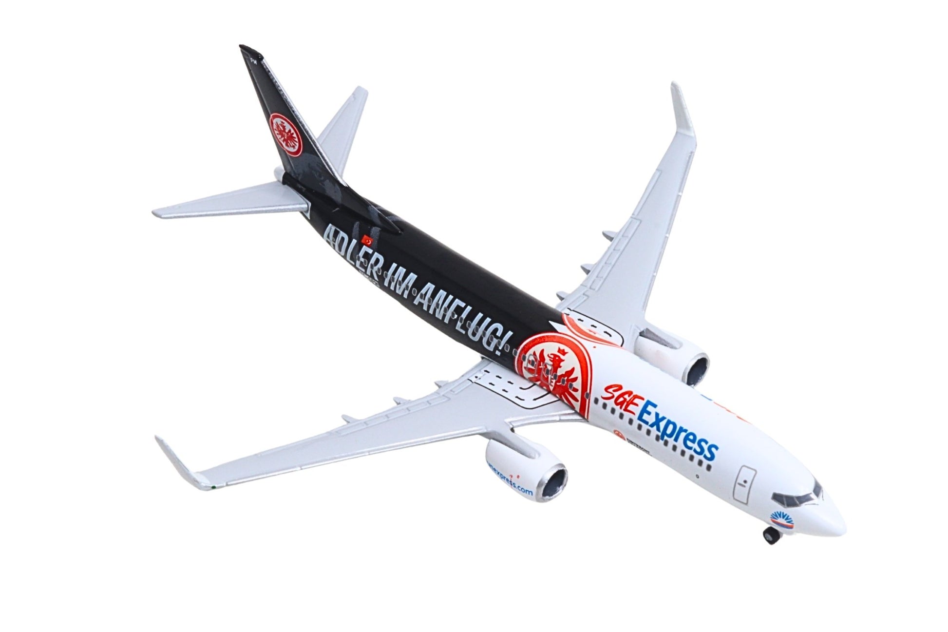 Herpa Wings 538107 1:500 Sun Express (Turkey) 737-800 EINTRACHT FRANKFURT ADLER
