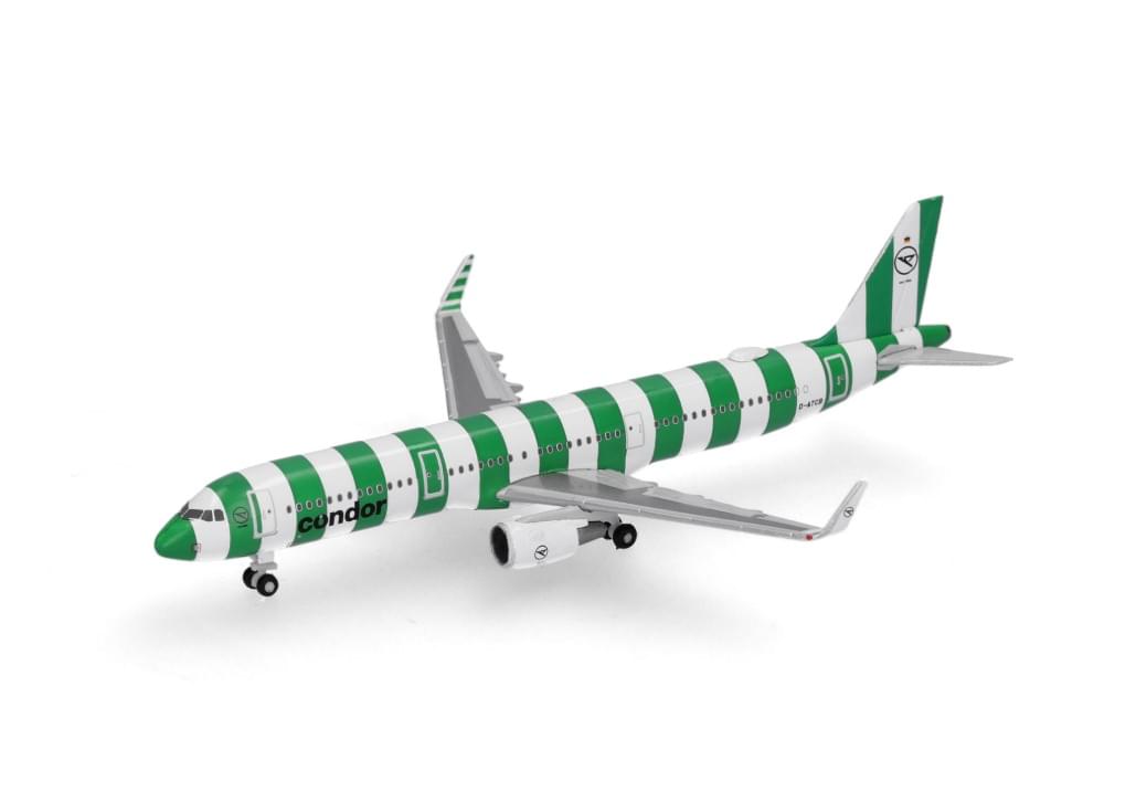 Herpa Wings 539142 1:500 Condor Airbus A321 "Island" Green