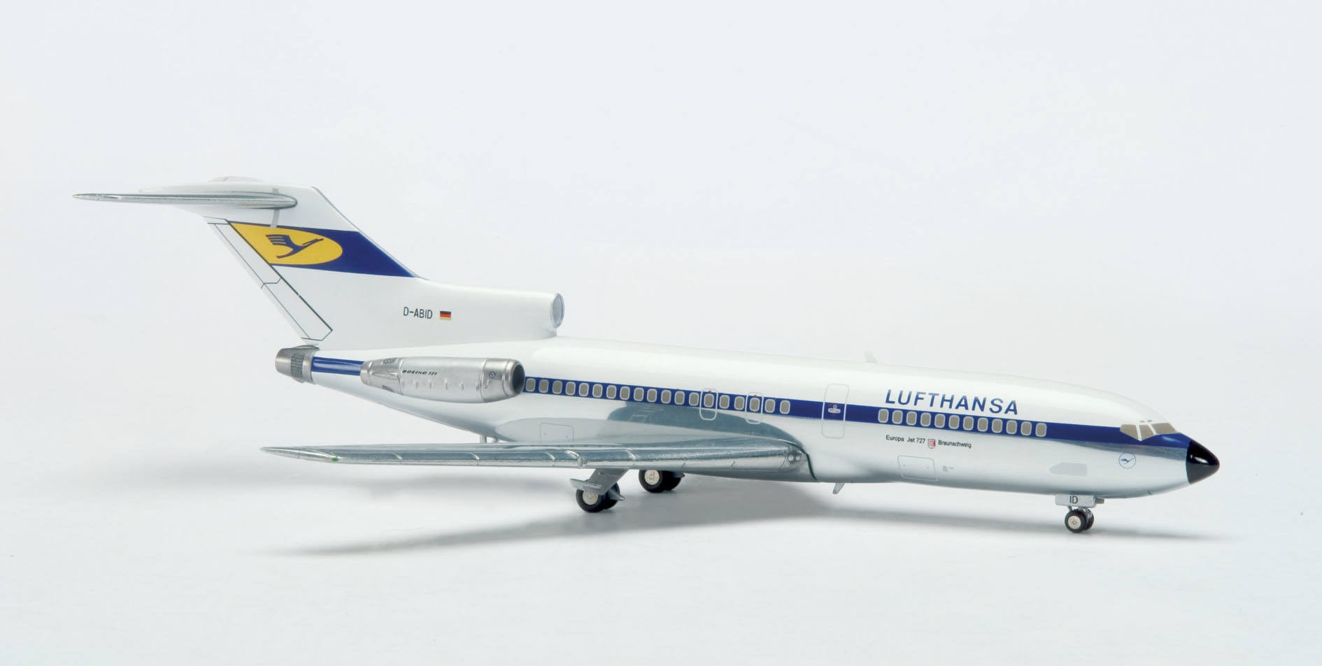 Herpa Wings 550789 1:200 Lufthansa Boeing 727 - 100 D - ABID