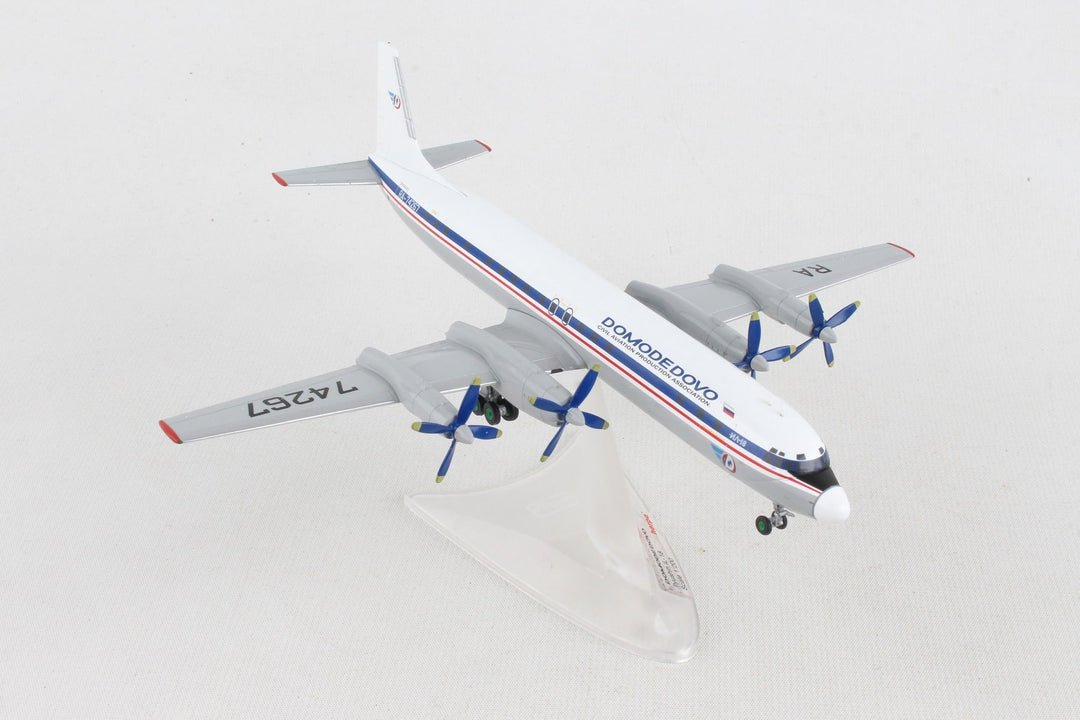 Herpa Wings 571937 1:200 Domodedovo Airlines Ilyushin IL - 18