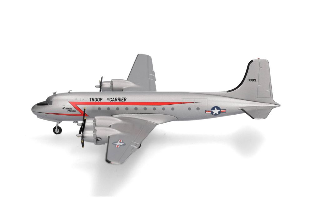 Herpa Wings 573177 1:200 USAF C - 54 Skymaster Douglas Rosienbomber 44 - 9063