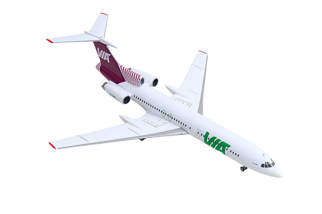 Herpa Wings 573214 1:200 Air Via Tupolev TU - 154M LZ - MIG