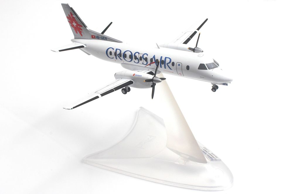 Herpa Wings 573252 1:200 Crossair Saab 340 HB - AKN