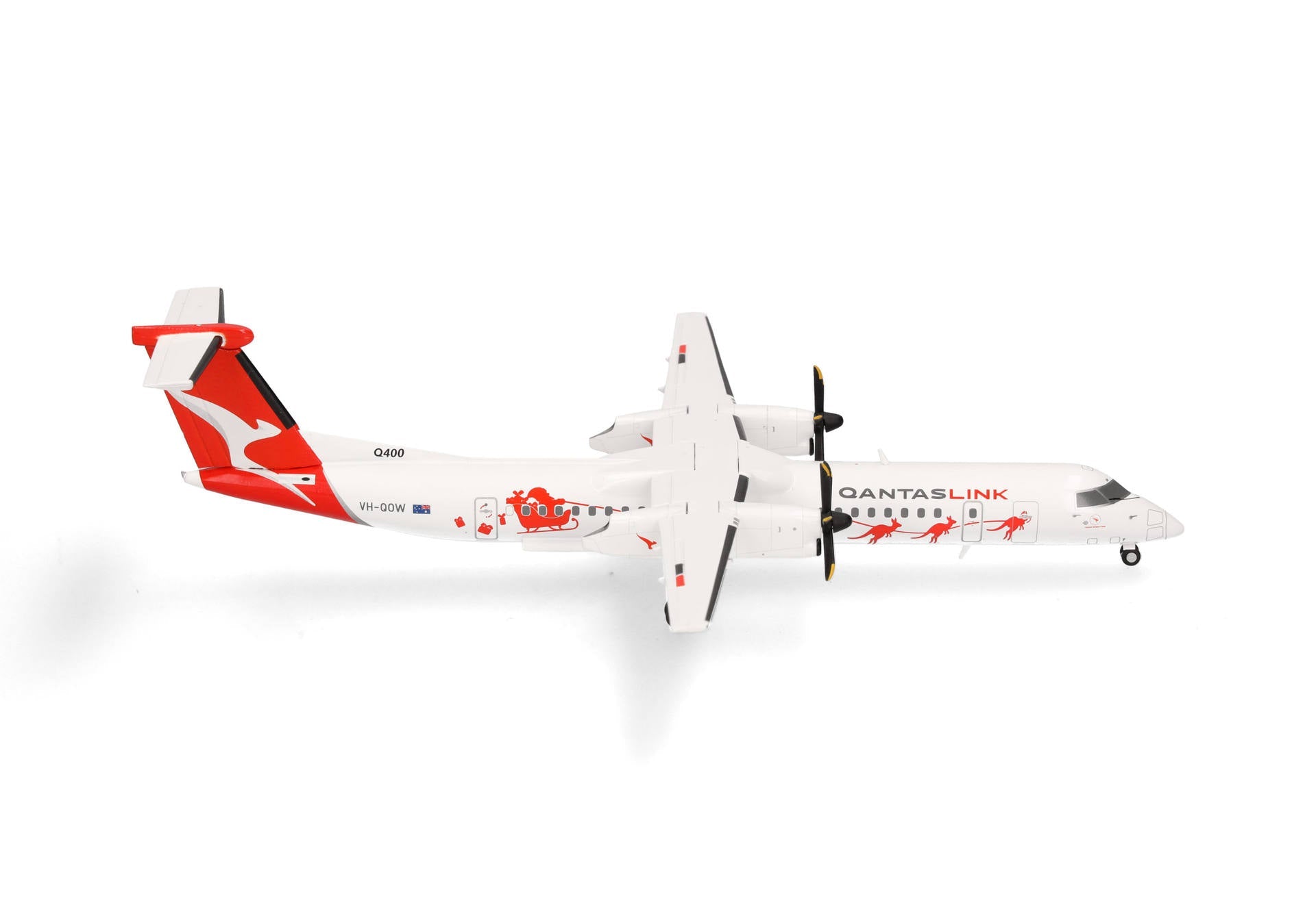 Herpa Wings 573337 1:200 QantasLink Bombardier Q400 "Dasher - 8" VH - QOW