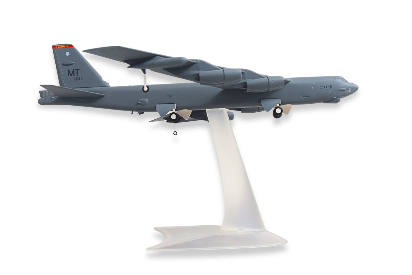 Herpa Wings 573467 1:200 USAF Boeing B - 52H Stratofortress "Excalibur" 23rd BS Minot 60 - 0044