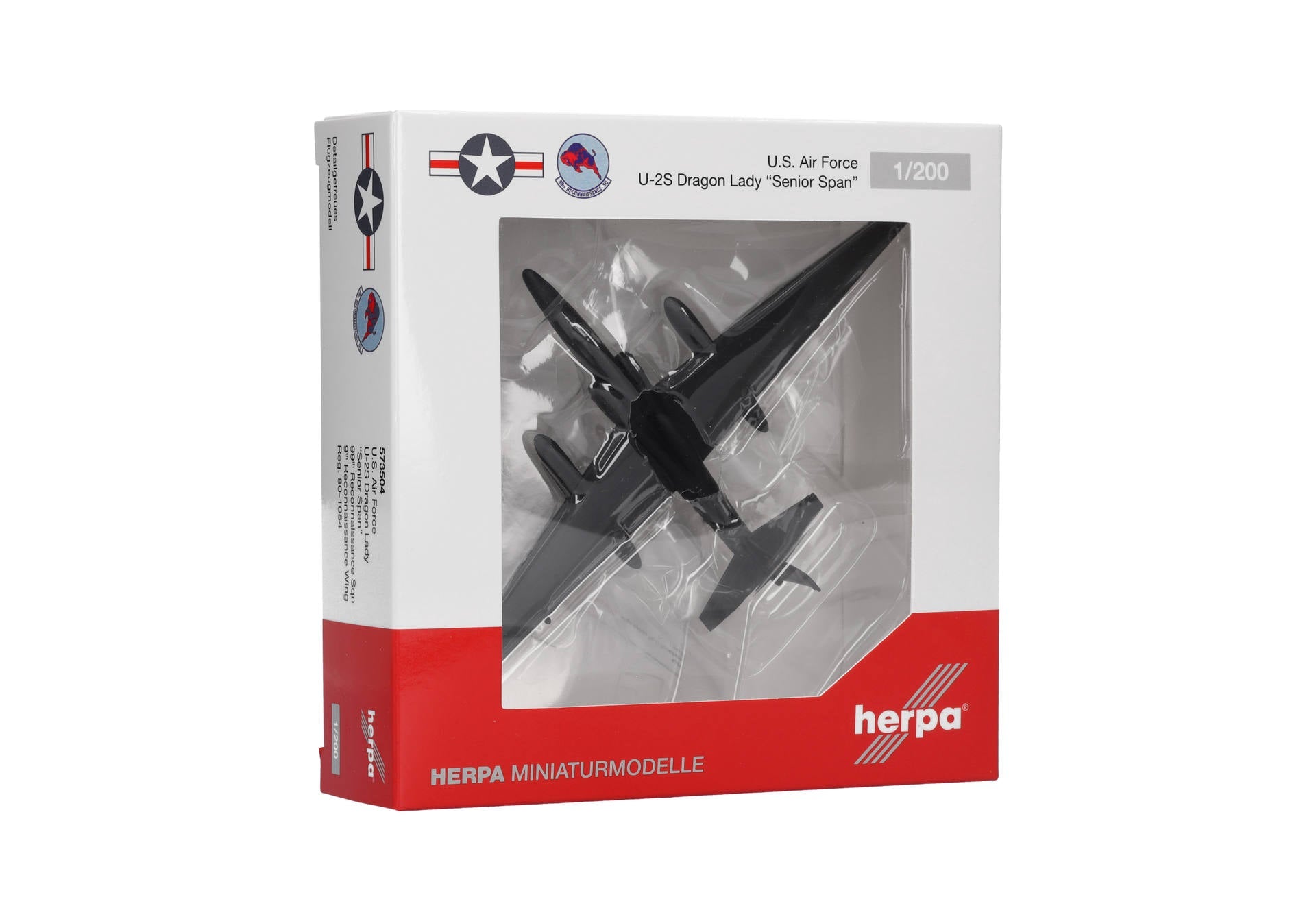 Herpa Wings 573504 1:200 USAF U - 2S Dragon Lady "Senior Span" 99th Recon Sqn, 9th RW, Beale AB 80 - 1084