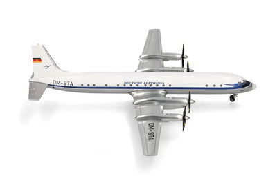 Herpa Wings 573689 1:200 Lufthansa Ilyushin IL-18 DM-STA